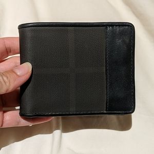 Used Burberry bi-fold mens wallet